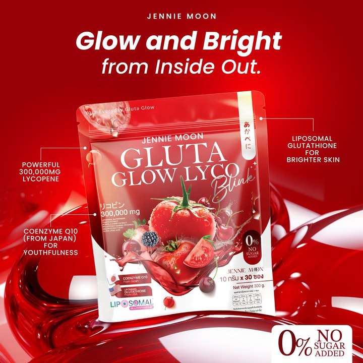 Jennie Moon Gluta Glow Lyco Blink - supplément buvable – Image 2